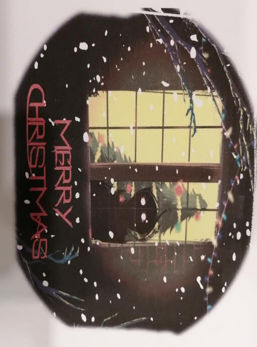 Card Option A: Snowy Shadow (Front)